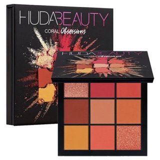 HUDA BEAUTY Obsessions Eyeshadow Palette สี Coral 10g.