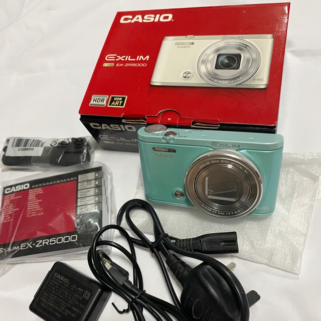กล้อง casio ZR5000 มือสอง สภาพดี สีไม่เหลืองนะคะ ขอรูปเพิ่มเติมอีกได้ค่ะ นัดรับบางนา อุดมสุข สุขุมวิ