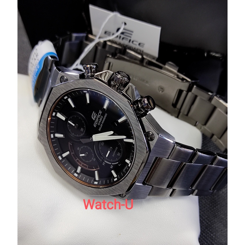 นาฬิกา CASIO EDIFICE SLIM SOLAR CHRONOGRAPH EFS-S570 รุ่น EFS-S570D-1 / EFS-S570DB-2A  / EFS-S570DC-