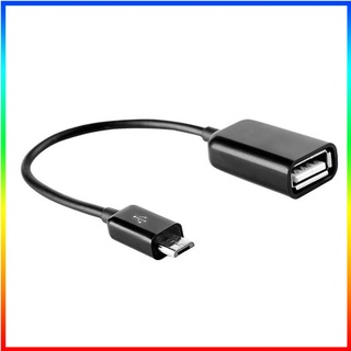 🔥ถูกสุด🔥สายเคเบิลแปลงโทรศัพท์มือถือ USB 2.0 ต่อเข้า Micro USB OTG สำหรับ Samsung Android