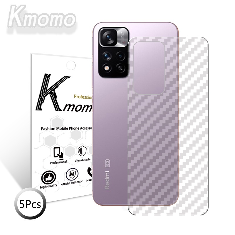 [ พร้อมส่ง] ฟิล์มคาร์บอนไฟเบอร์ ติดด้านหลัง ฟิล์มป้องกันด้านหลังโทรศัพท์ สําหรับ Xiaomi Redmi Note 11 4G 11T 5g 11 Pro+ 10 11s