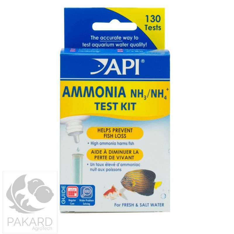 AMMONIA TEST KIT 130 ขวดเทสต์สําหรับน้ําปลาอควาเรียม