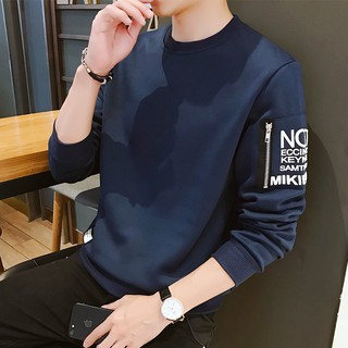 เสื้อกันหนาวแขนยาวแฟชั่นฤดูใบไม้ร่วงฤดูหนาว Mens Fashion Long Sleeve Hoodies Green