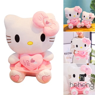 Hello Kitty ตุ๊กตาการ์ตูนหัวใจคิตตี้ของเล่นเด็ก 25/30/40 ซม