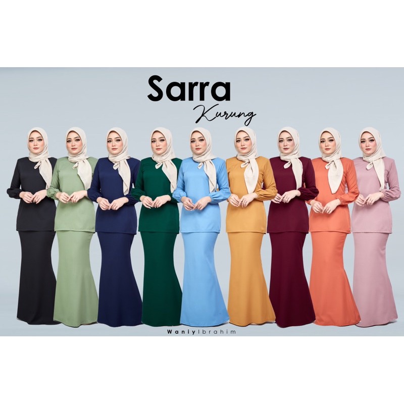 Sarra Kurung Ruffles