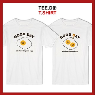 TEE.DD.TSHIRT เสื้อยืด Good Day มีให้เลือกหลายทรง ทั้งคลาสสิค และครอป ผ้านุ่ม ลายสวย ไม่ย้วย ไม่ต้องรีด