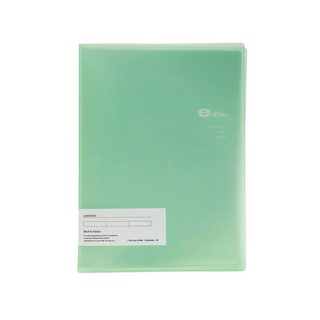 แฟ้มโชว์เอกสาร สีเขียว อี-ไฟล์ 710A/Green E-file display file 710A