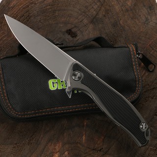 มีดพับ (folding knife) Green Thorn F95, D2, Titanium