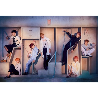 โปสเตอร์ รูปถ่าย บอยแบนด์ เกาหลี BTS 방탄소년단 LOVE Yourself POSTER 24"x35" Inch Korea Boy Band K-pop Hip Hop R&amp;B V3