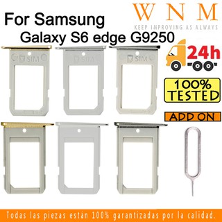 อะแดปเตอร์ถาดซิมการ์ด SD แบบเปลี่ยน สําหรับ Samsung Galaxy S6 Edge G925 Galaxy S6 Edge G9250