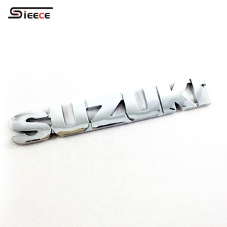 Sieece Suzuki สติ๊กเกอร์โลโก้ตัวอักษรสําหรับติดตกแต่งรถยนต์ Suzuki Swift Ciaz Celerio Carry Xl7 Ertiga Vitara Jimny Dzire