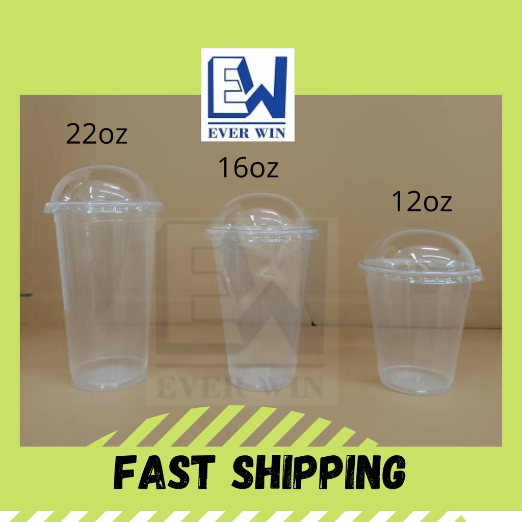 PP Cup Benxon PP Cup 12oz 16oz 22oz [100 ชุด] ถ้วยพลาสติก