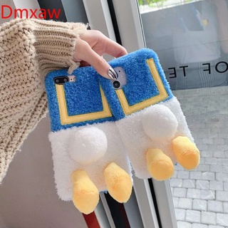 Cute Plush Phone Case Xiaomi Mi 10T 10 Pro Lite Poco X3 NFC Redmi K30 Ultra K30S 9 9A 9C 10X Pro Warm Case Donald Duck Carton Case