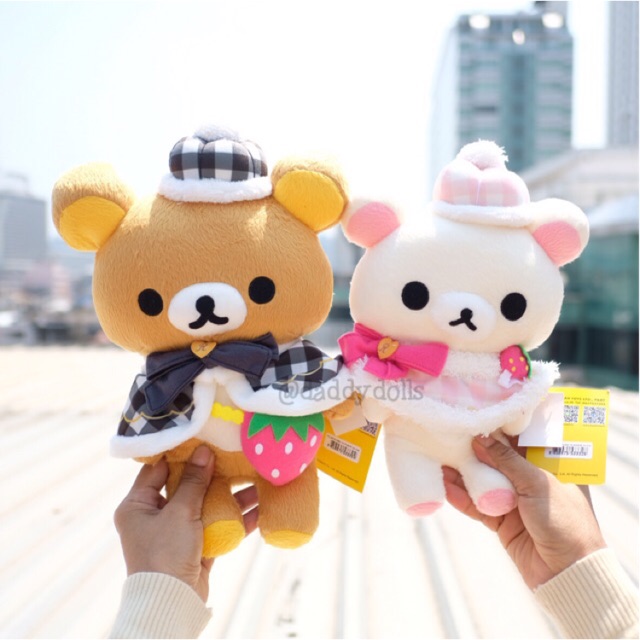 ตุ๊กตา Rilakkuma หมีริลัคคุมะ 30cm & Korilakkuma โคริลัคคุมะ 25cm in Paris