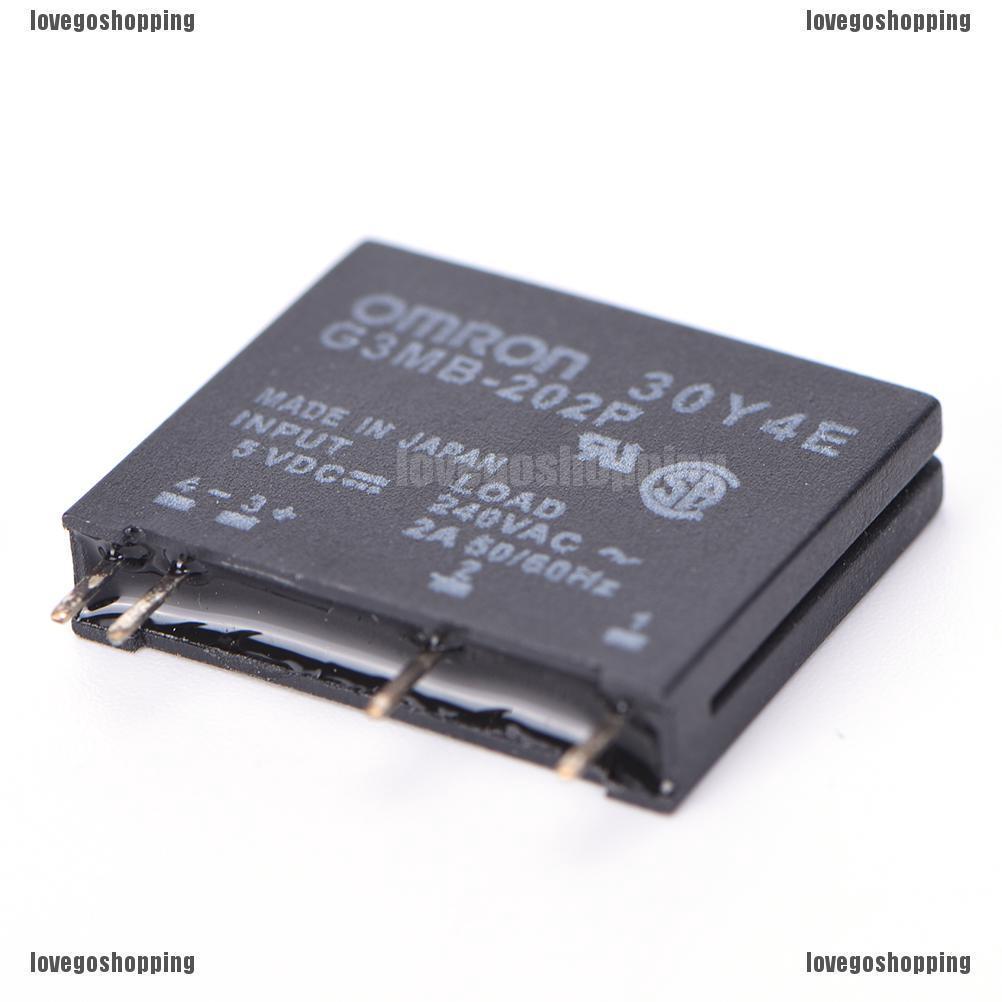 ๑•ิ.•ั๑G3Mb - 202 P Pcb Solid State Relay 2 A 250 V 3-5 Vdc อุปกรณ์ควบคุมความร้อน