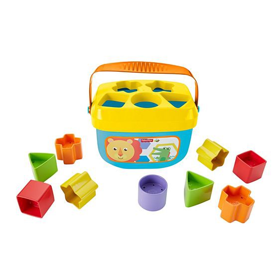 Fisher-Price® ฟิชเชอร์ ไพรส์ Baby's First Blocks ของเล่นเสริมพัฒนาการ บล๊อคหยอด บล๊อคตัวต่อ ของเล่น