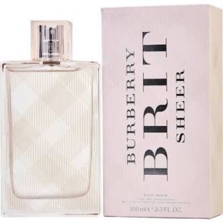 (แท้100%) Burberry Brit sheer edt 100ml กล่องซีล