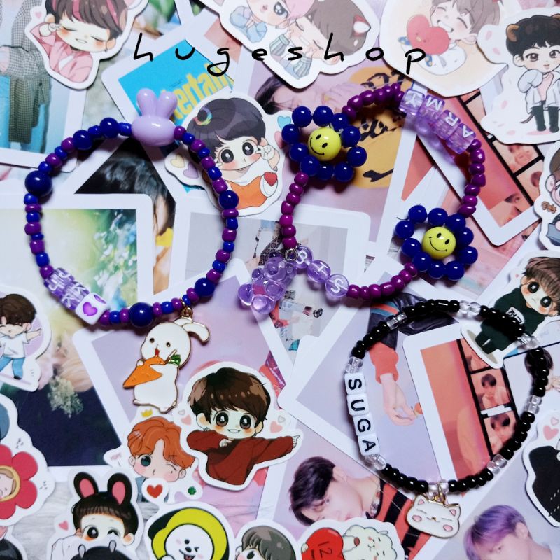 BTS BRACELET จาก J-HOPE VLIVE | ARMY BRACELET | BTS BRACELET + FREEBIES