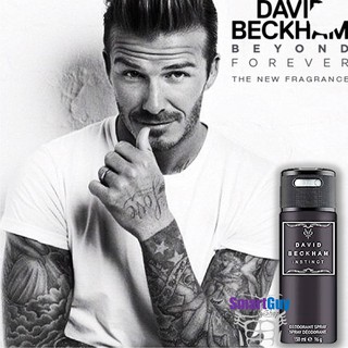 David Beckham Instinct Men Body Spray 150ml สเปรย์ระงับกลิ่นกายลิขสิทธิ์แท้จากเดวิด เบ็คแฮม