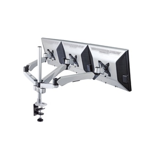 ERGOMOTIVE แขนจับจอ 3 จอ แขน Swivel แบบยึดโต๊ะ รองรับจอสูงสุด 24" Monitor Arm รหัสรุ่น EM55136