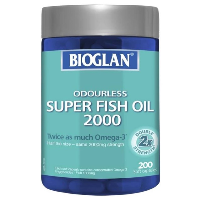 Bioglan Super Fish Oil 2000mg 200 Capsules