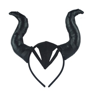 ที่คาดผม มาเลฟิเซนต์ พรอพ แฟนซี ปีศาจ เดวิล ซาตาน ผี ฮาโลวีน Maleficent Headband Fancy Party Halloween Costume