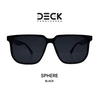 DECK แว่นตากันแดด รุ่น SPHERE - BLACK ของแท้ รับประกันศูนย์ 1ปี