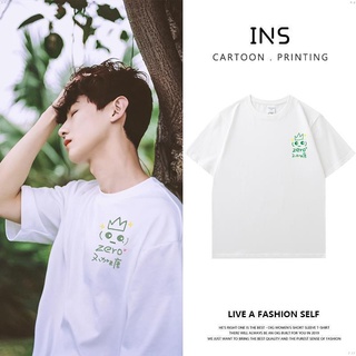 ย้อนยุคเสื้อยืดแขนสั้น พิมพ์ลาย Bai Jingting Same Style zero No Sugar แฟชั่นฤดูร้อน สําหรับผู้หญิง 2021S-5XL