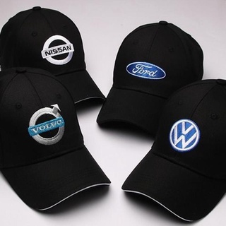 หมวกแก๊ป ปักลายโลโก้รถยนต์ Ford Volkswagen Nissan สไตล์เกาหลี สําหรับผู้ชาย 4S Shop