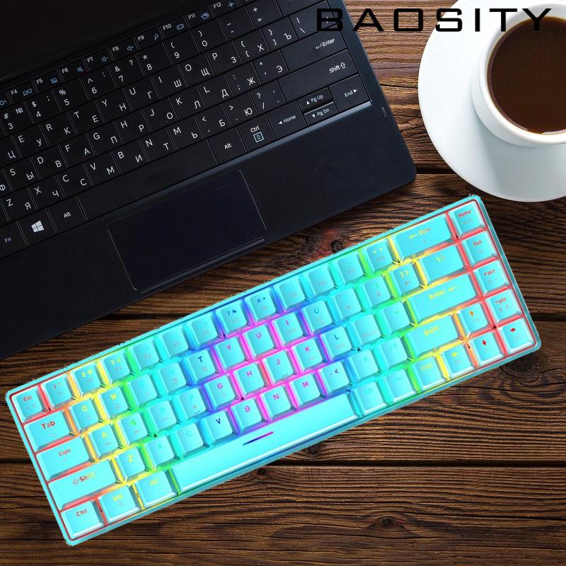 68 Key Game Keyboard 60% Layout Waterproof Portable for Gamer Typist #8