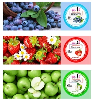 น้ำยาล้างสีทาเล็บ ยาล้างสีทาเล็บ แผ่นล้างเล็บ แบบตลับ 25แผ่น คละกลิ่น