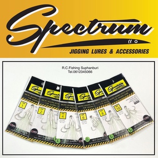 ชุดเบ็ด ไมโครจิ๊ก ผูกสำเร็จ / Micro Jigging Assist Hooks Spectrum