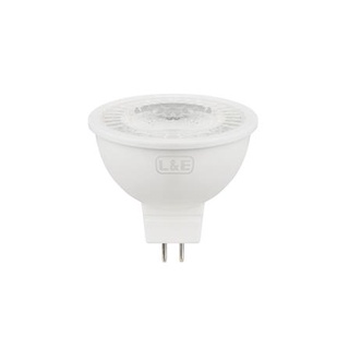 [พร้อมส่ง] HomeDoDee หลอด LED L&amp;E MR16 6 วัตต์ DAYLIGHT GU5.3 หลอดไฟ LED