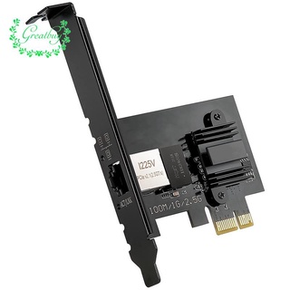 อะแดปเตอร์แปลงเครือข่าย 2.5GBase-T PCIe I225V 2.5G 1G 100Mbps PCI Express Gigabit Ethernet Card RJ45 LAN COD