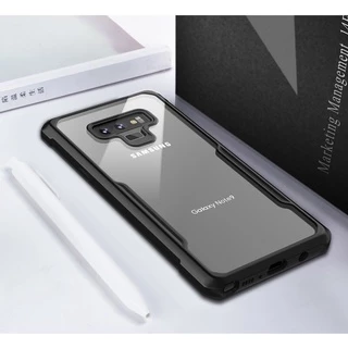 (( พร้อมส่ง)) เคสXUNDDแท้💯% Samsung Galaxy NOTE9 /Note8เคสแบบกันกระแทกหลังใส ขอบข้างนิ่มสีดำ