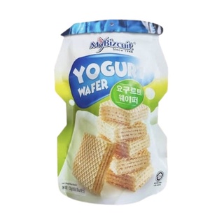 🍦Mybizcuit Yogurt Wafer 130g เวเฟอร์กรอบสอดไส้โยเกิร์ต