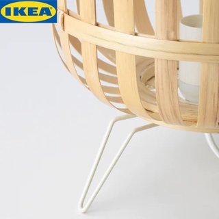 IKEA GOTTORP ก็อททอร์ป โคมไฟตั้งโต๊ะ, ไม้ไผ่24x51 ซม.หลอดไฟแยกจำหน่ายแนะนำให้ใช้หลอด LED E27 โป๊ะโคมผลิตจากวัสดุธรรมชาติ