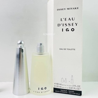 AUG01 ส่งฟรี Issey Miyake Leau DIssey IGO EDT 80ml (60ml+20ml) กล่องเทส  น้ำหอม