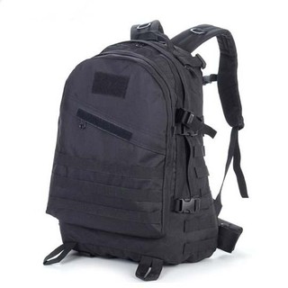 เป้ทหาร เป้เดินป่า กระเป๋าเป้ backpack รุ่น 3D สำหรับกิจกรรมการแจ้ง (Black)