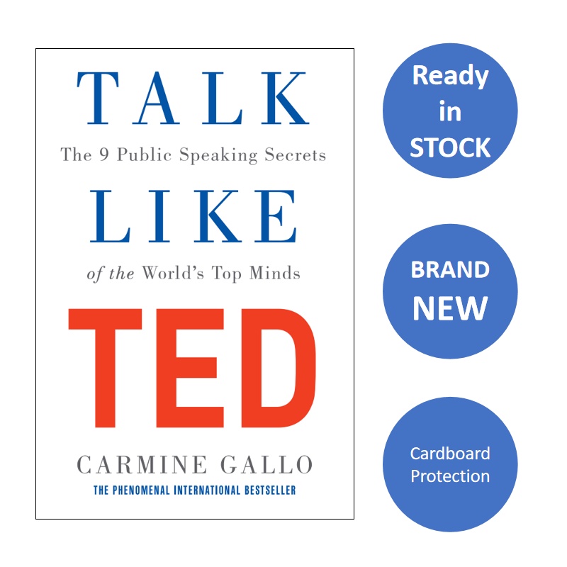 【iReading】Talk Like TED Carmine Gallo 9 Public Speaking Secrets of the World's Top Minds English Book