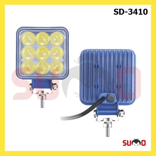 Shiliduo / NS SD-3410 9LED แสงสีขาว / สีเหลือง Spot Light