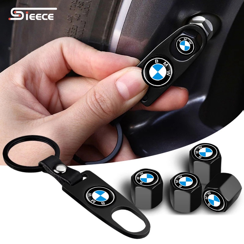 Sieece ฝาปิดจุกลมยางรถยนต์ โลหะ สําหรับ BMW M G20 F30 M2 2 F10 X2 E90 X1 E46 E36 M6 E39 X3 E60 E30 520I 330I 1 6 7 730 220I