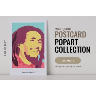 โปสการ์ด มันกู๊ด คอลเล็คชั่นป๊อปอาร์ต BOB MARLEY