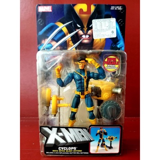 [SUPER RARE 2004] TOY BIZ 2004 SUPER POSEABLE X-MEN CYCLOPS with OPTIC BLAST ACTION สินค้าหายาก ปี 2004 ของใหม่ มือ 1