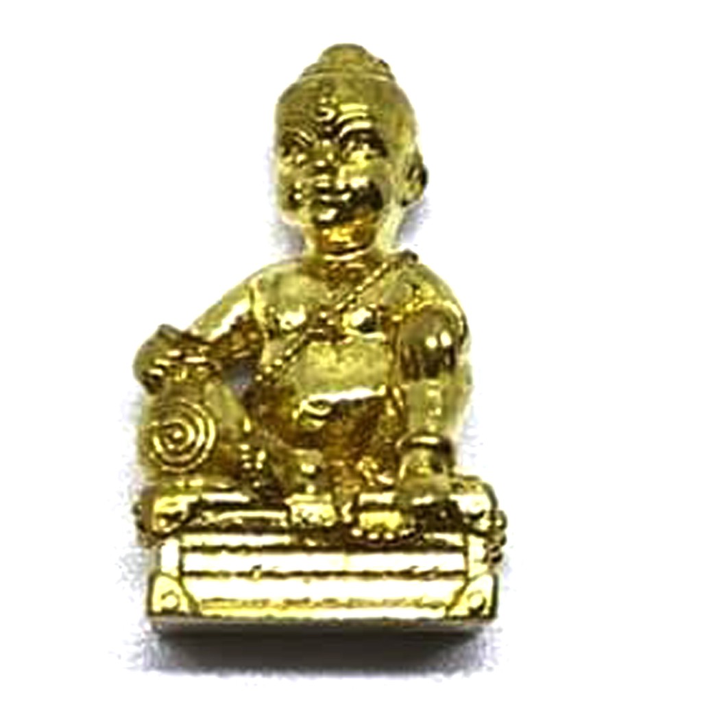 กุมารทอง กุมารมหาเฮง ( ขนาดจิ๋ว) เนื้อทองเหลือง พระอาจารย์อำนาจ มหาวีโร สำนักปฎิบัติธรรม มหาวีโร จ.ชัยภูมิ ค้าขาย ร่ำรวย
