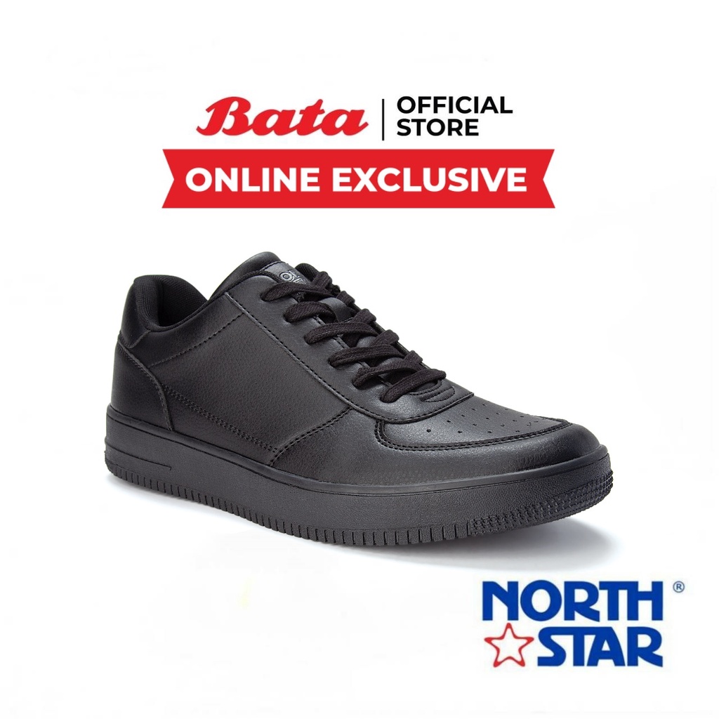 Bata บาจา ยี้ห้อ North Star รองเท้าผ้าใบ สนีคเคอร์ รองเท้าผ้าใบแฟชั่น สำหรับผู้ชาย รุ่น Kourt สีดำ 8206006