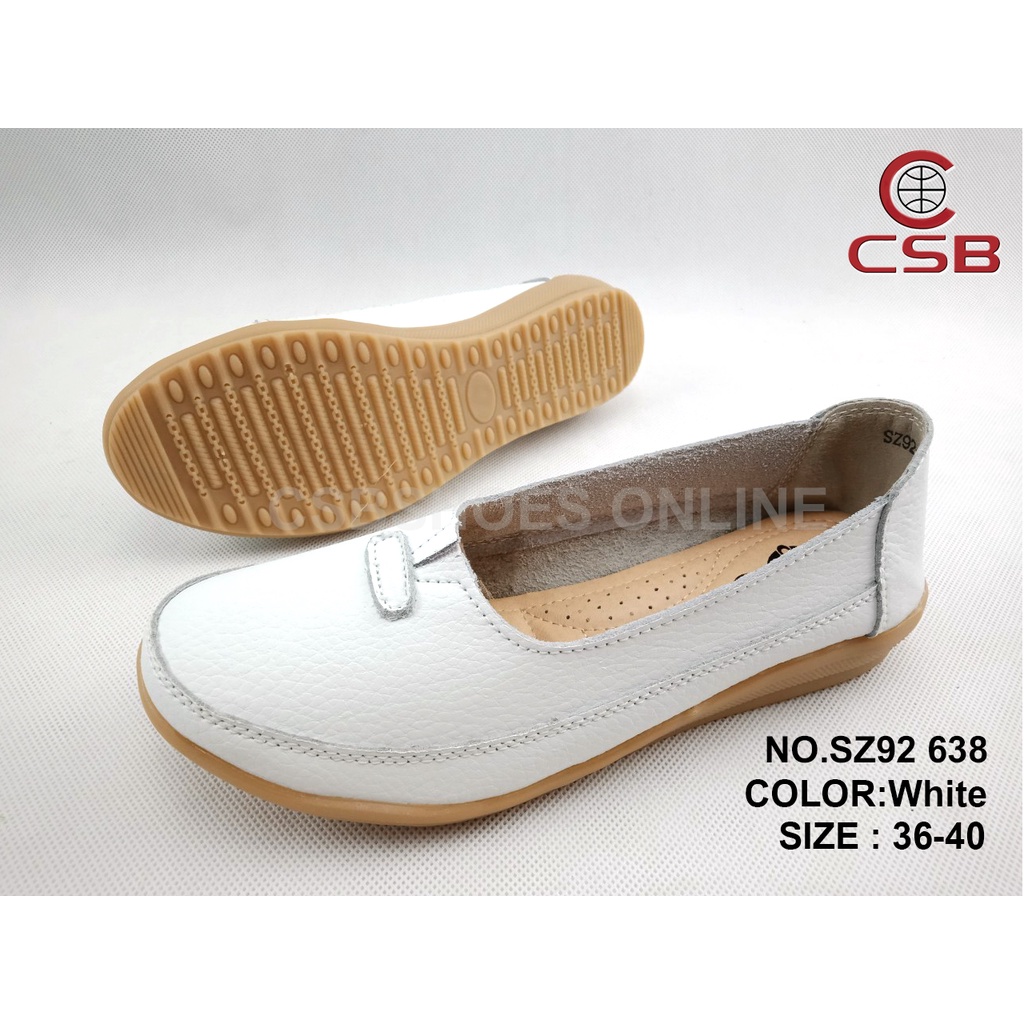 CSB รองเท้าหนังวัว SZ92-638 แฟชั่นผู้หญิง คัดชูทำงาน