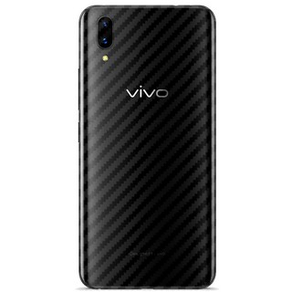 ฟิล์มคาร์บอนไฟเบอร์ลายเคฟล่า Vivo X21 UD สำหรับติดกันรอยหลังเครื่อง