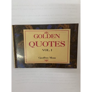 หนังสือ Golden Quotes Vol. 1 Geoffrey Moss