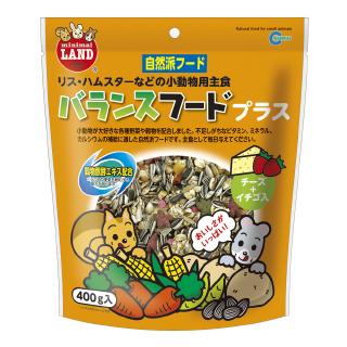 Marukan มารุคัง ธัญพืชรวม สำหรับหนูแฮมสเตอร์และกระรอก รสชีสและสตอเบอรี่ (400g) (ML-03)